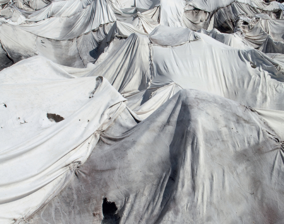 Glacier du Rhone, documentation from the research on the project «Melting Gallery», 2019. (Photo: Diana Lelonek)